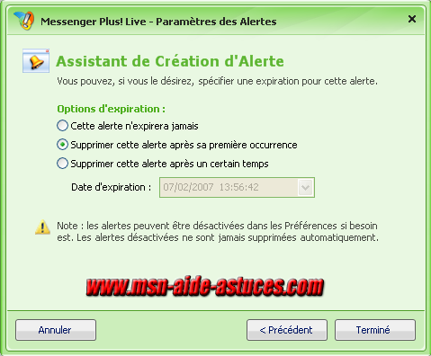 Emettre un son spécial lorsque qu'un contact ce connecte . Alerte5