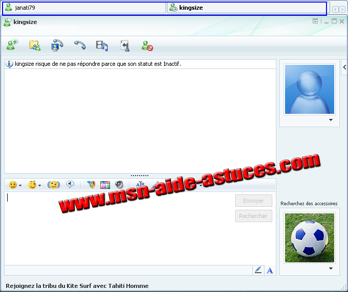 Regrouper tout ses conversations dans une seul Fenêtre Msn Regoupeconv2
