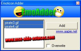 Emoadder : ajouté pleins de smileys en 1 seule fois :) Emoadder