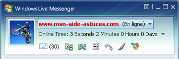 Online Time : Afficher le temps que vous passer sur Msn Onlinetime