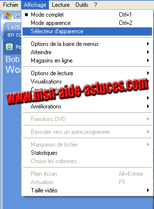 Installer un Theme Windows Media Player Capture4